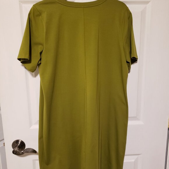 Eileen Fisher Olive Green Dress - Picture 3 of 4